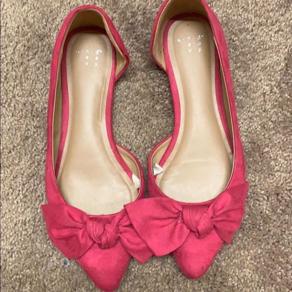 A New Day Pink Bow Flats